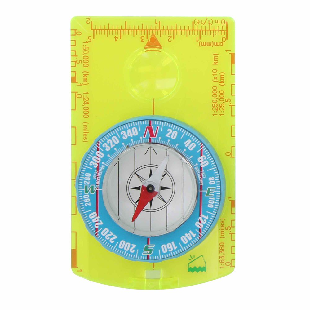 Hi Vis Deluxe Map Compass